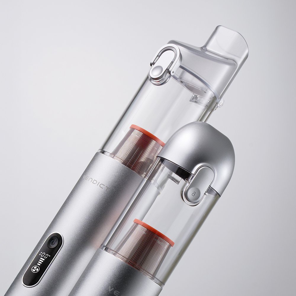 Close-up of the Bendict Dust Pick nozzle and dust bin