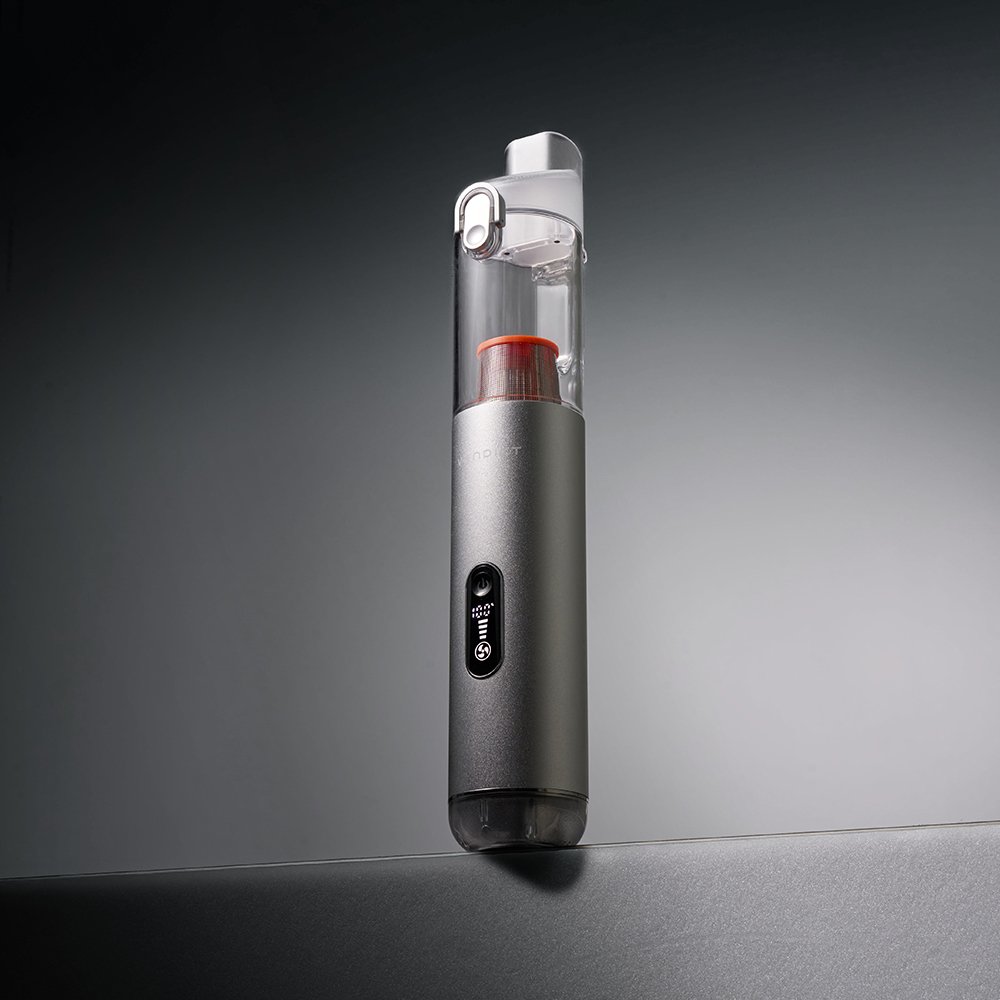 Bendict Dust Pick vacuum on a dark background